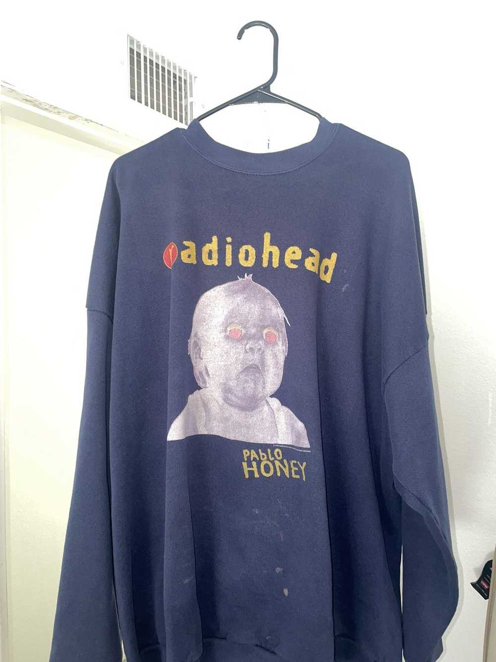 Vintage Vintage Radiohead Pablo Honey Sweatshirt - image 1