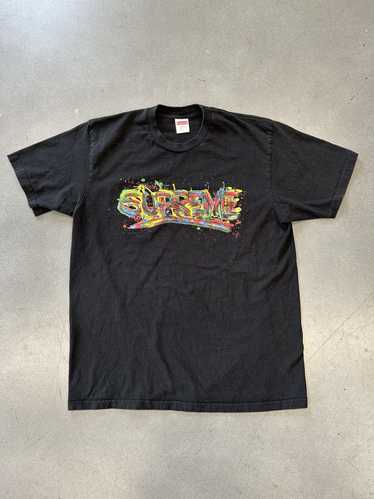 Supreme Painted Logo deals Shirt Royal SS20 (Size M: Medium) (New W/ Tags)