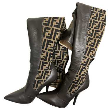 Fendi Colibri leather boots