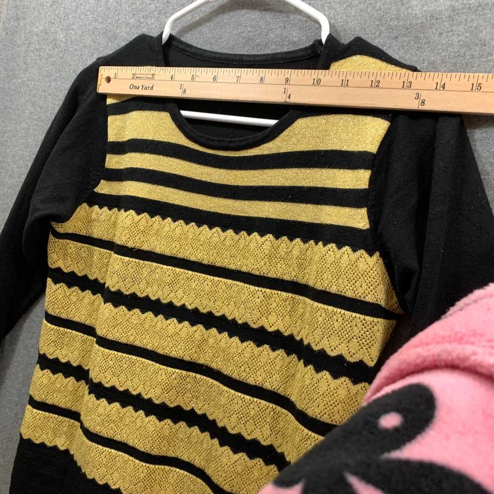 Other Yellow & Black Stripe Shirt Women Large Cas… - image 4