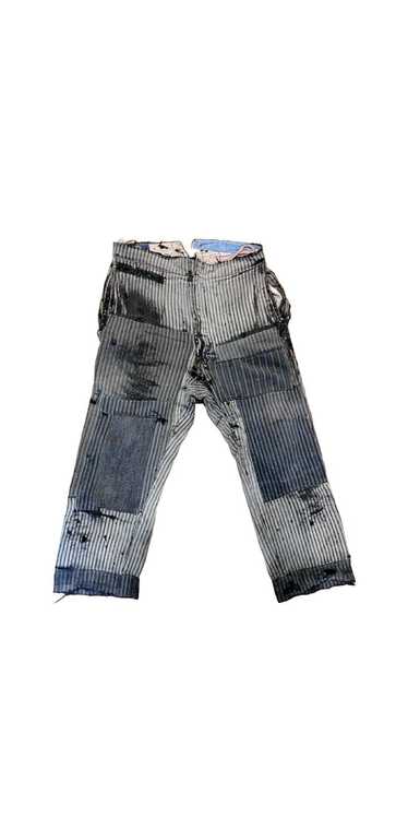 30s French Work Salt&pepper Trousers