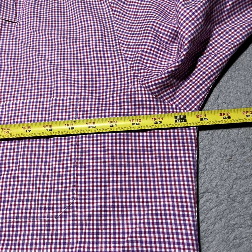 David Donahue Mens Large Plaid Button Up Long Sle… - image 5