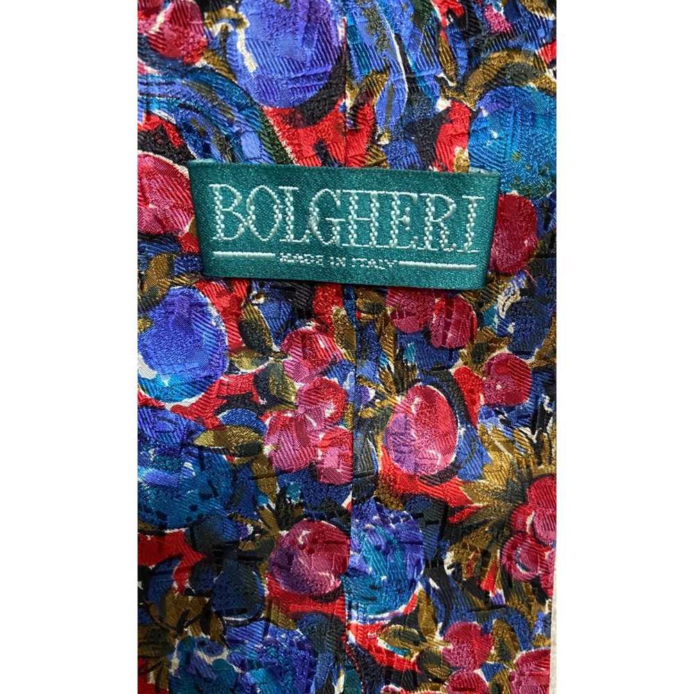 Designer VINTAGE BOLGHERI 100% SILK TIE MADE IN I… - image 3