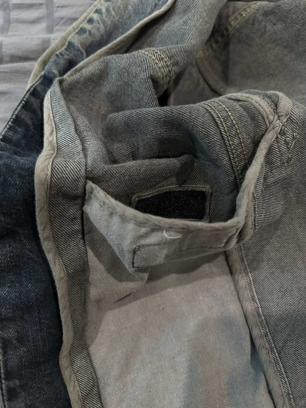 Rick Owens Mineral Medium Wash Slave Denim Jacket… - image 8