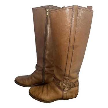 Tory Burch Leather riding boots