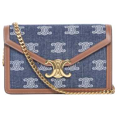 Celine Triomphe chain crossbody bag - image 1