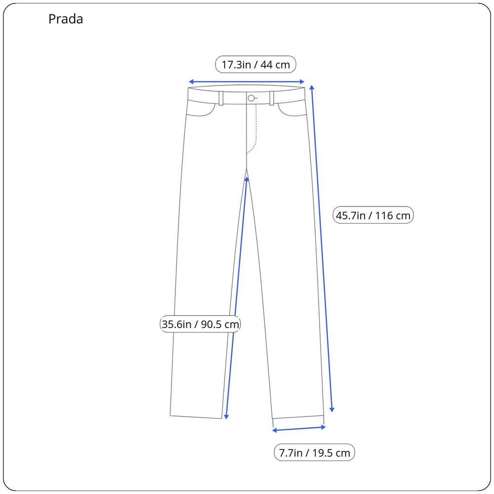 Prada ⚡️QUICK SALE⚡️2010 Prada Black Denim Jeans … - image 7