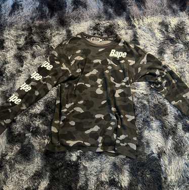 Bape Color Camo L/S Tee - image 1