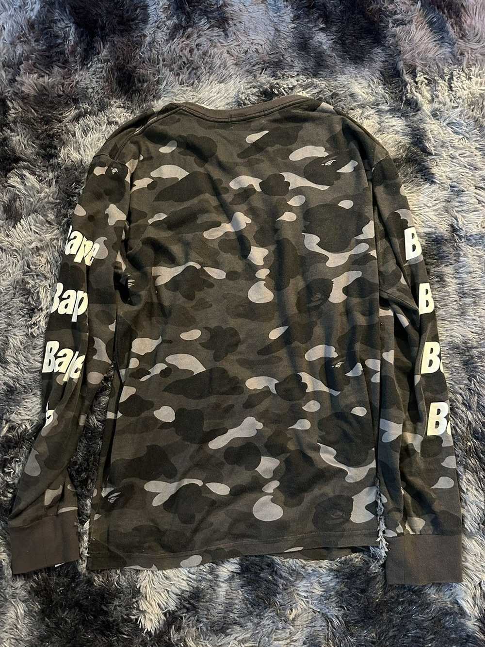 Bape Color Camo L/S Tee - image 2