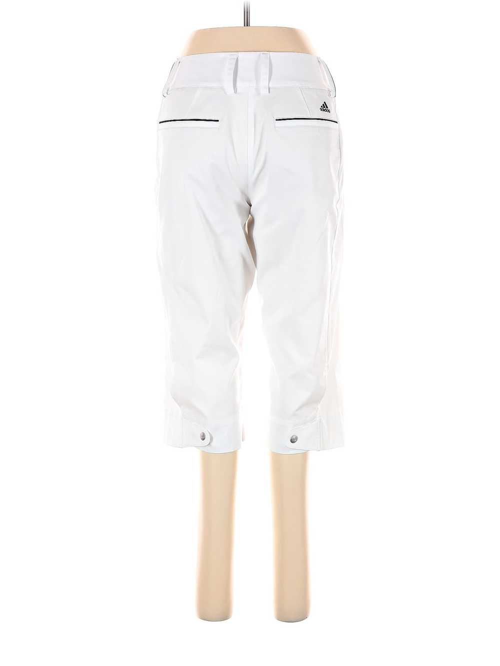 Adidas Women White Casual Pants 8 - image 2