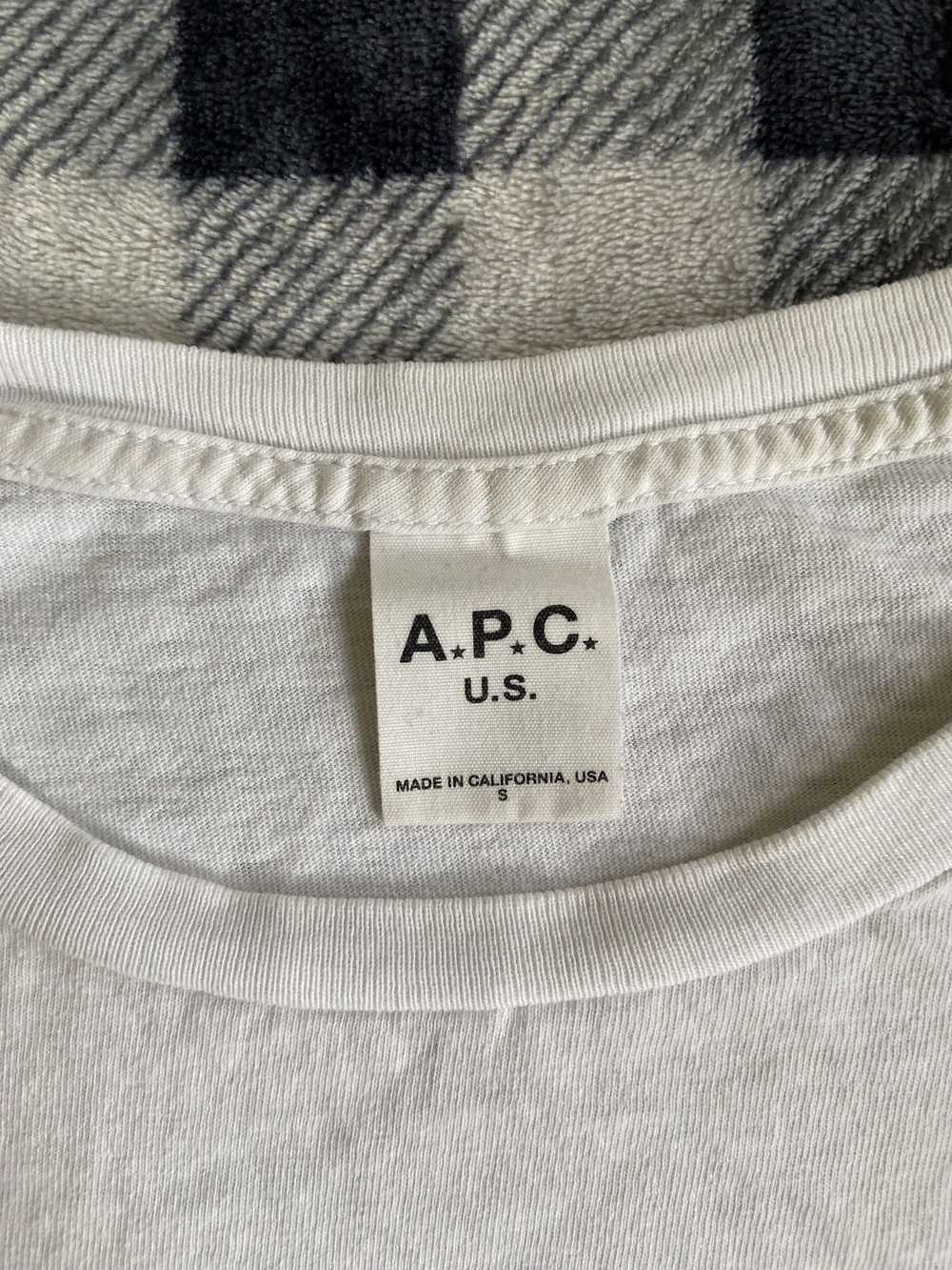 A.P.C. × Streetwear APC USA Logo T-Shirt - image 2