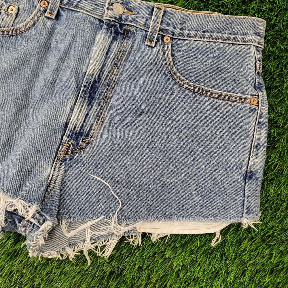 Levi's Vintage LEVIS Cutoff Shorts Womens 14 34x2… - image 11