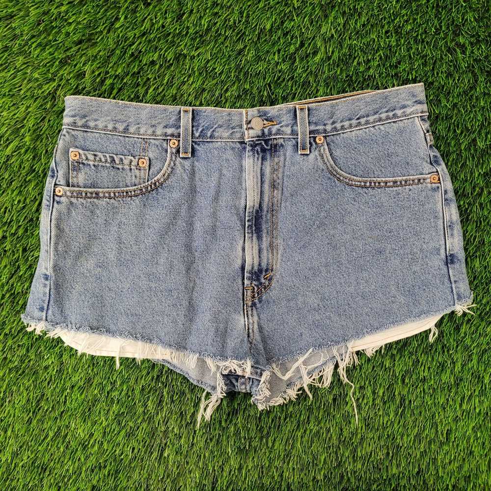 Levi's Vintage LEVIS Cutoff Shorts Womens 14 34x2… - image 1