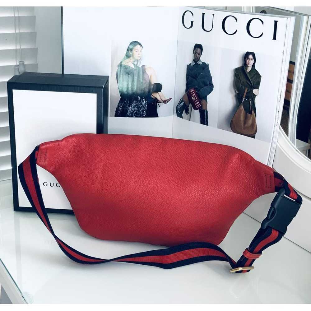 Gucci Leather travel bag - image 2