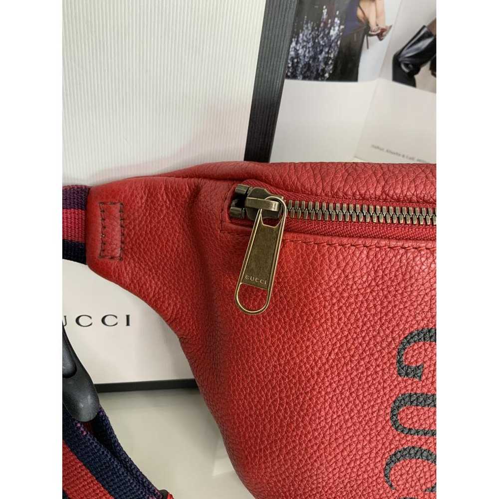 Gucci Leather travel bag - image 3