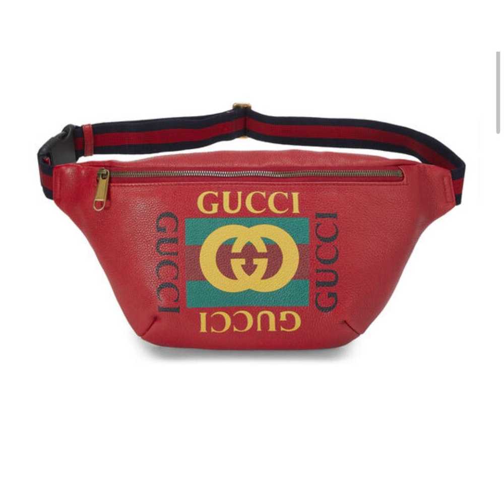 Gucci Leather travel bag - image 7