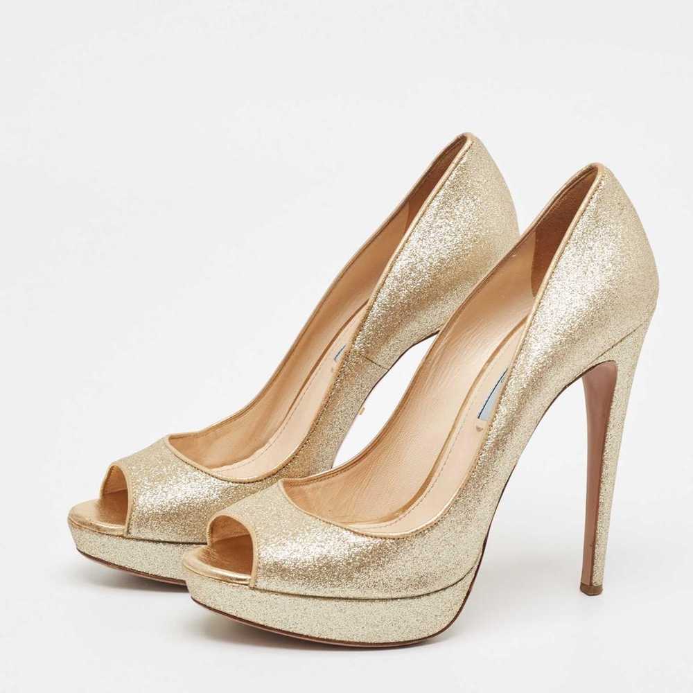 Prada Glitter heels - image 2