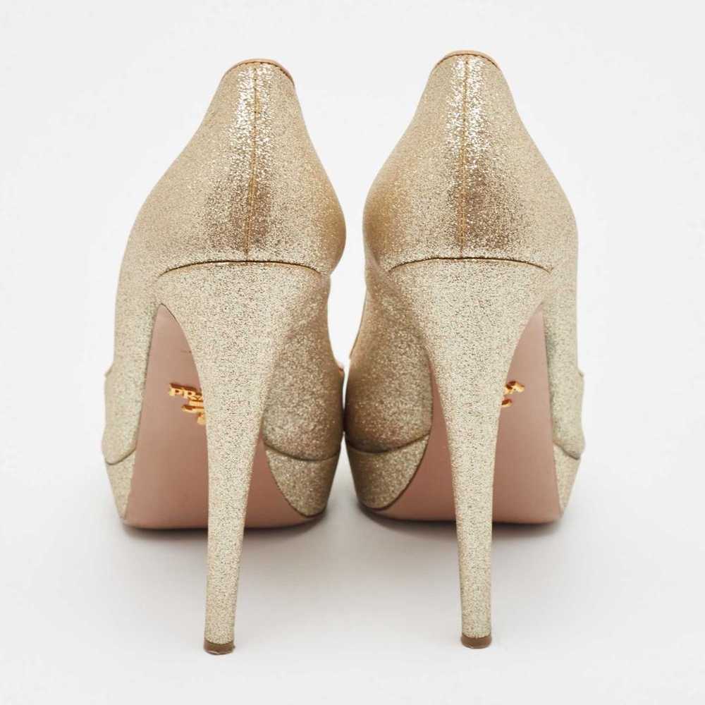 Prada Glitter heels - image 4