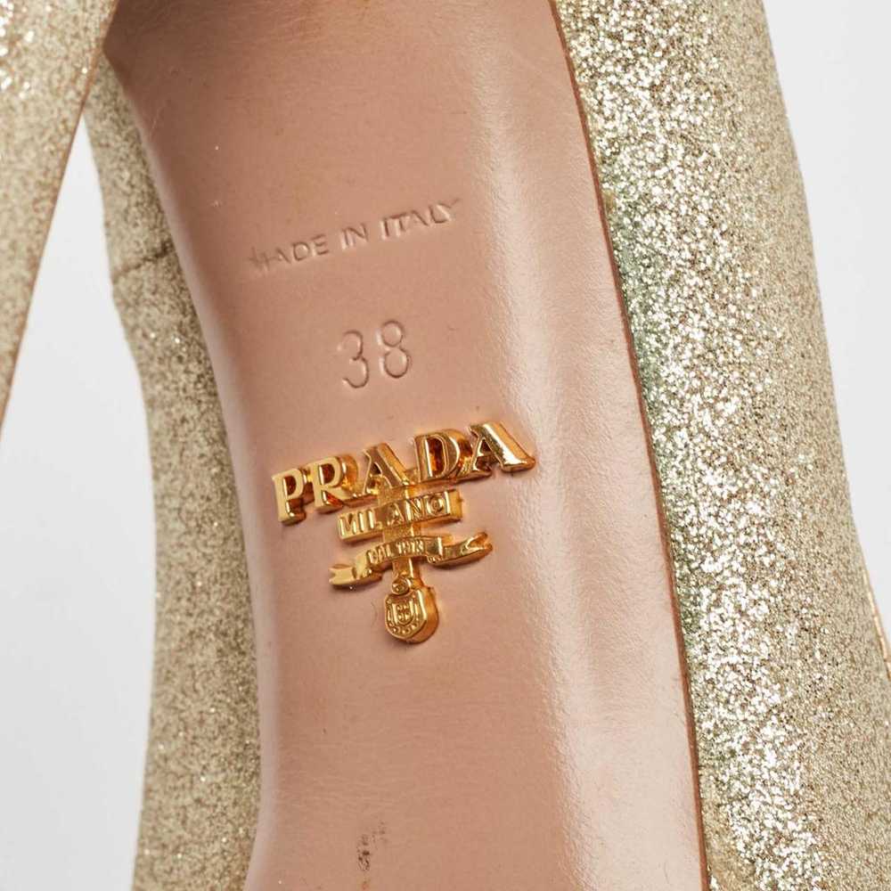 Prada Glitter heels - image 7