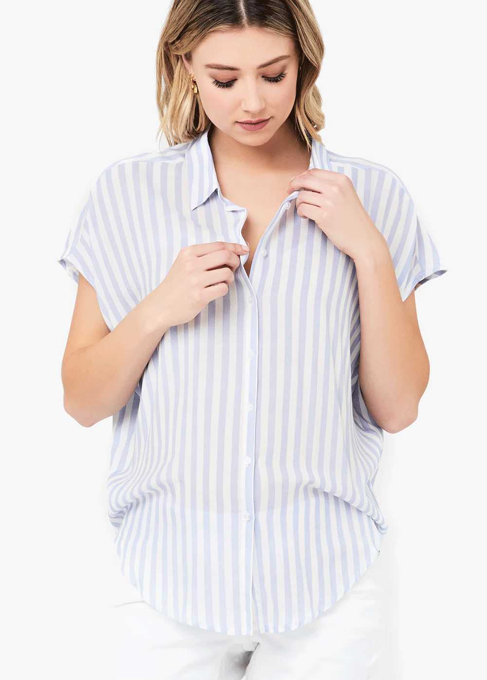 Ingrid+Isabel Quinn Relaxed Maternity Shirt - image 2