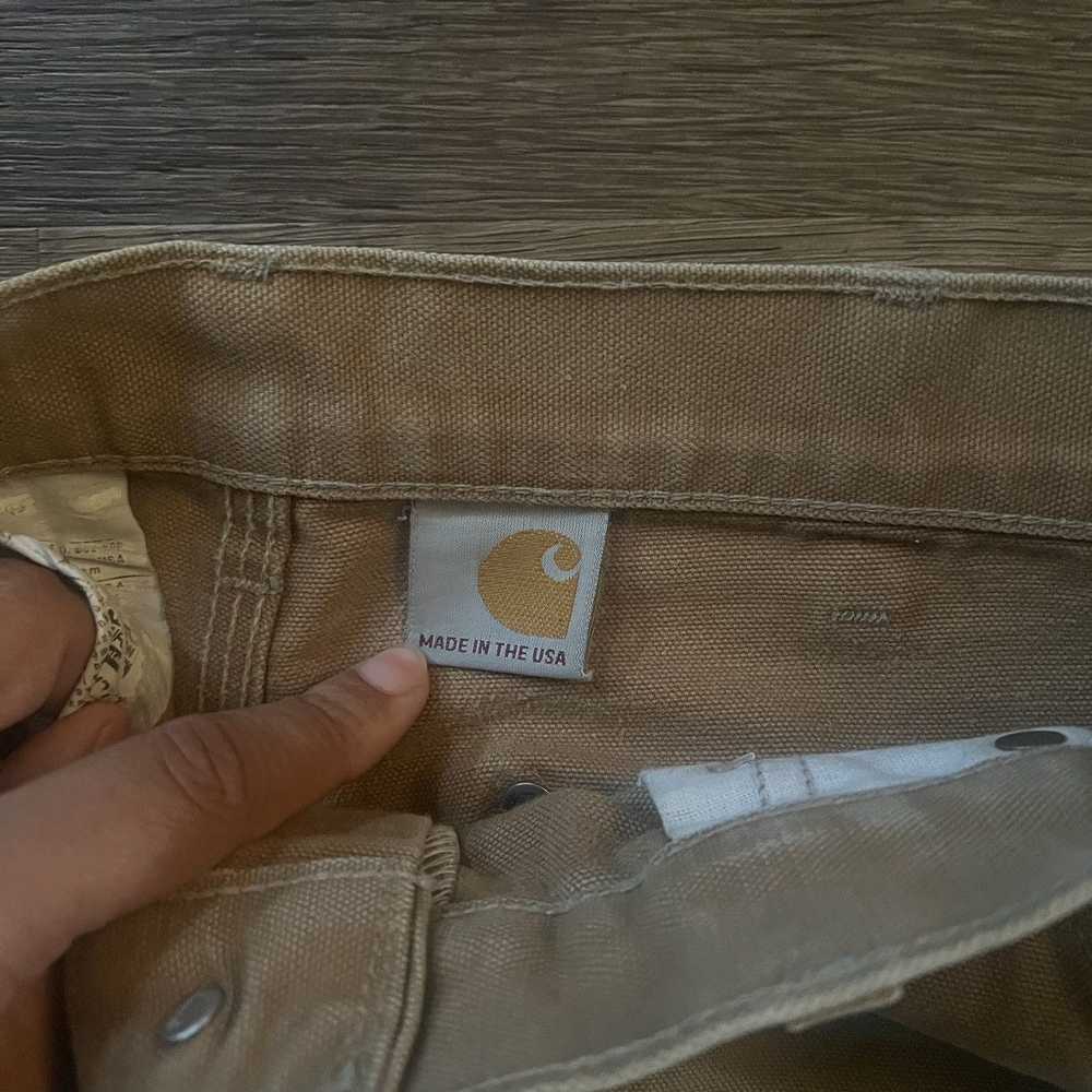 Carhartt × Vintage Tan Carhartt Double Knee Cargos - image 2