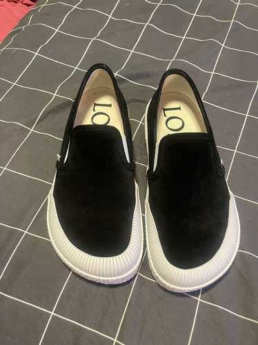 Loewe Loewe Suede black slip-ons