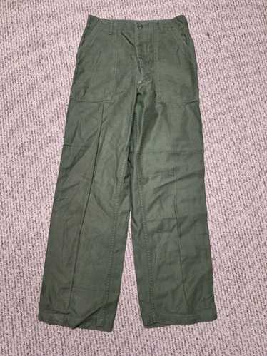 パンツ Used Us Army OG-107 Utility Trouser 60s VINTAGE US ARMY UTILITY TROUSERS PANTS OG-107 SATEEN 1960S