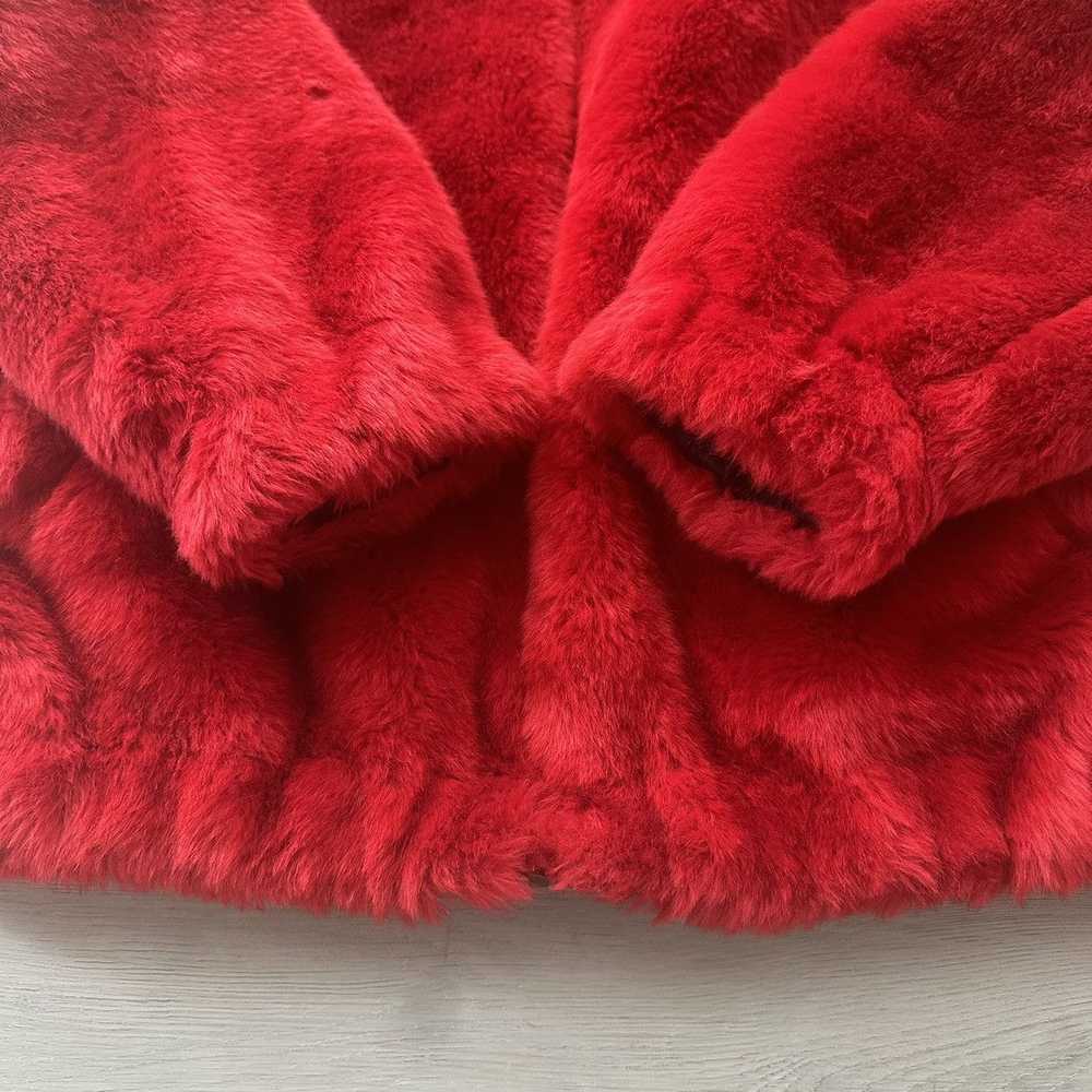 Supreme Supreme SS17 Red Faux Fur Jacket - image 5