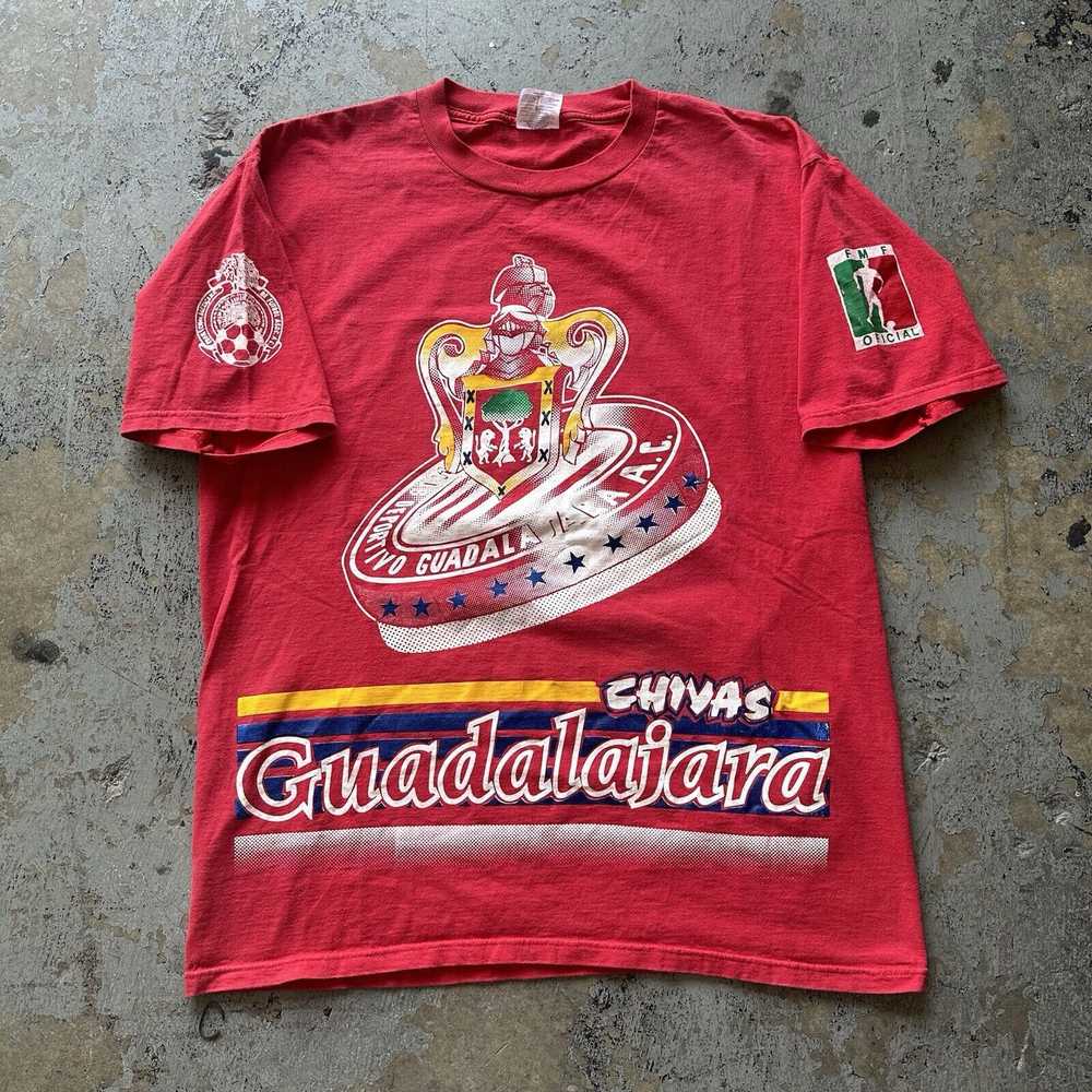 Soccer Jersey × Vintage Vintage 90s Chivas De La … - image 1