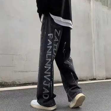 Japanese Brand × Jean × Streetwear Bandana Patchw… - image 1