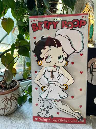 2000s Vintage Chef Betty Boop Clock