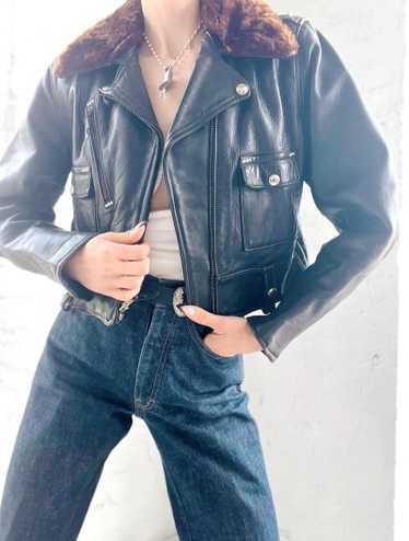 rare 40s Harley Davidson horsehide “Cycle Queen” j