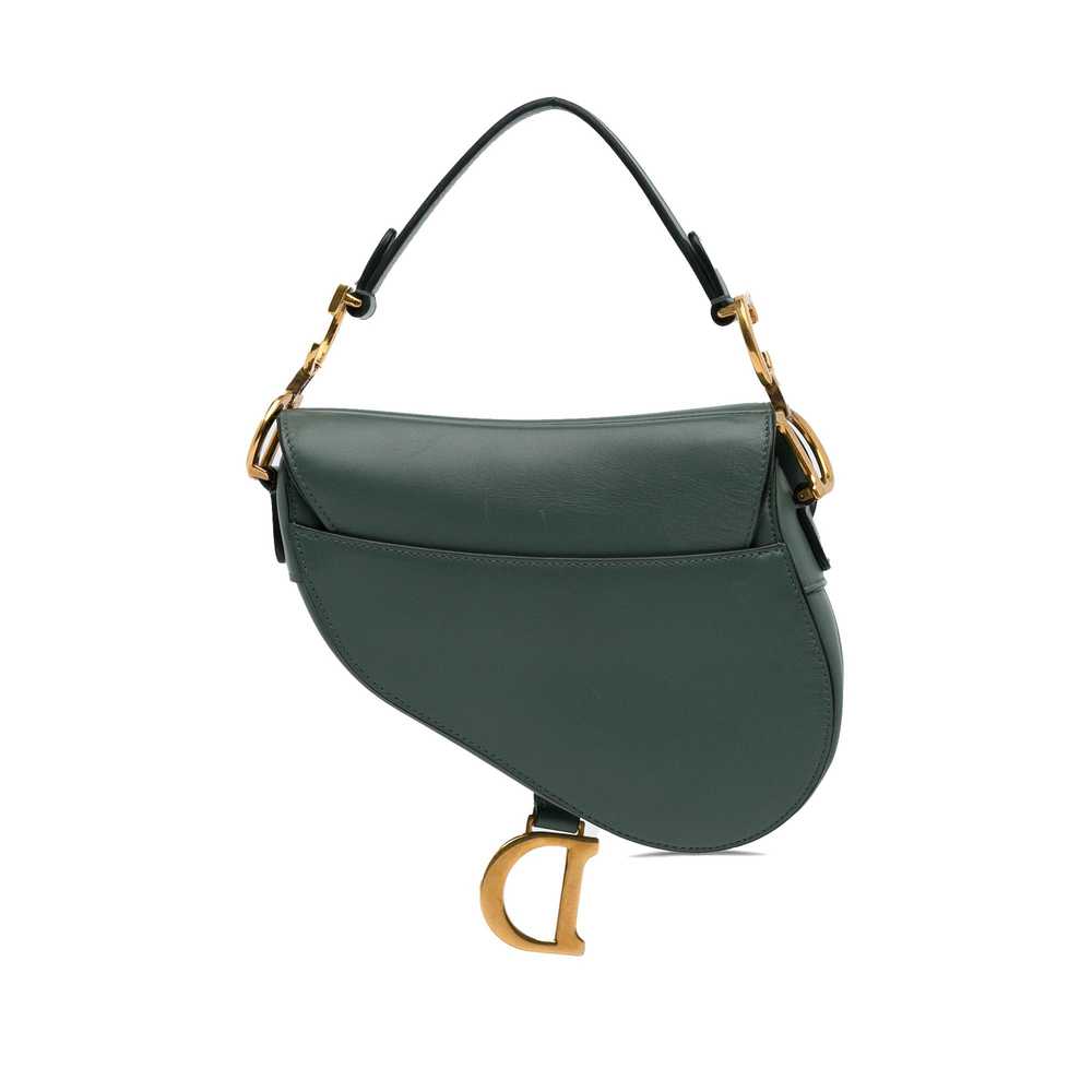 Product Details Dior Green Leather Saddle Bag - image 4