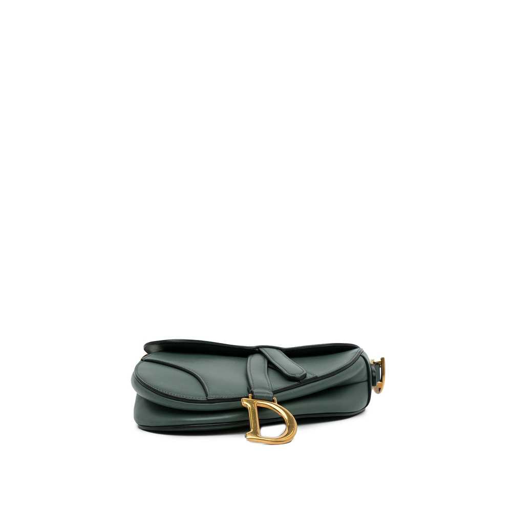 Product Details Dior Green Leather Saddle Bag - image 5