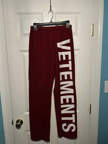 Vetements Vetements Big Logo Sweatpants