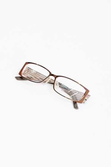 Diesel DV0126 glasses Brown With metal frame With 