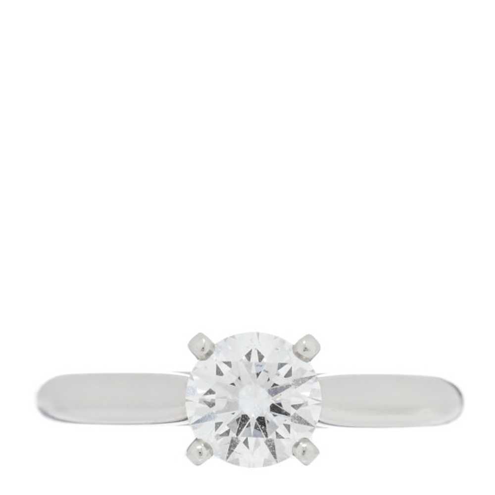 CARTIER Platinum Diamond .71ct Solitaire 1895 Eng… - image 1