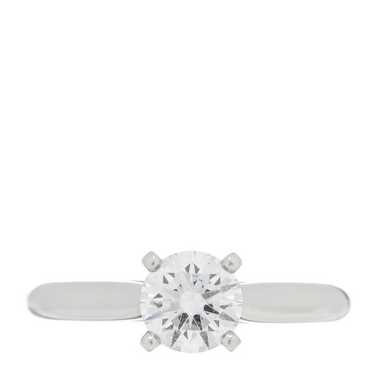 CARTIER Platinum Diamond .71ct Solitaire 1895 Eng… - image 1