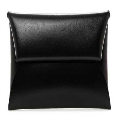 HERMES Box Bastia Coin Purse Black - image 1