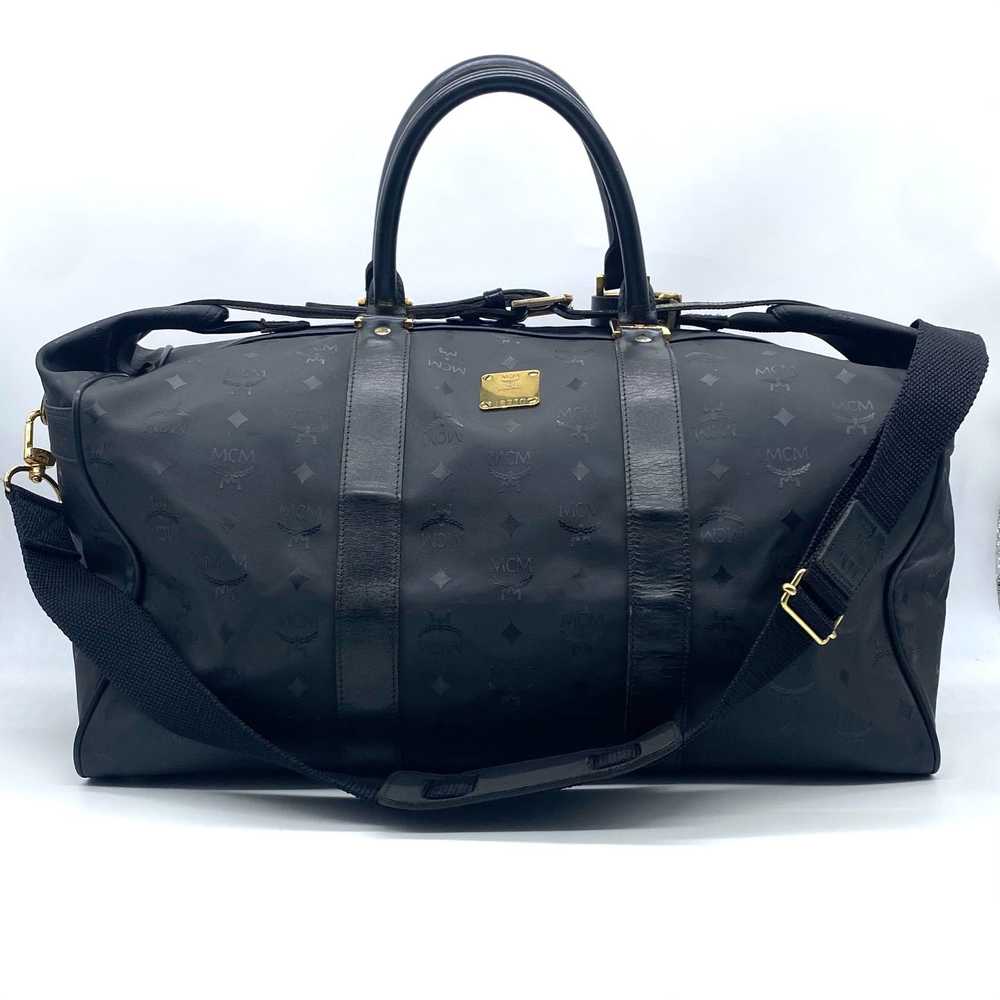 MCM MCM Visetos Boston Bag Black - image 4