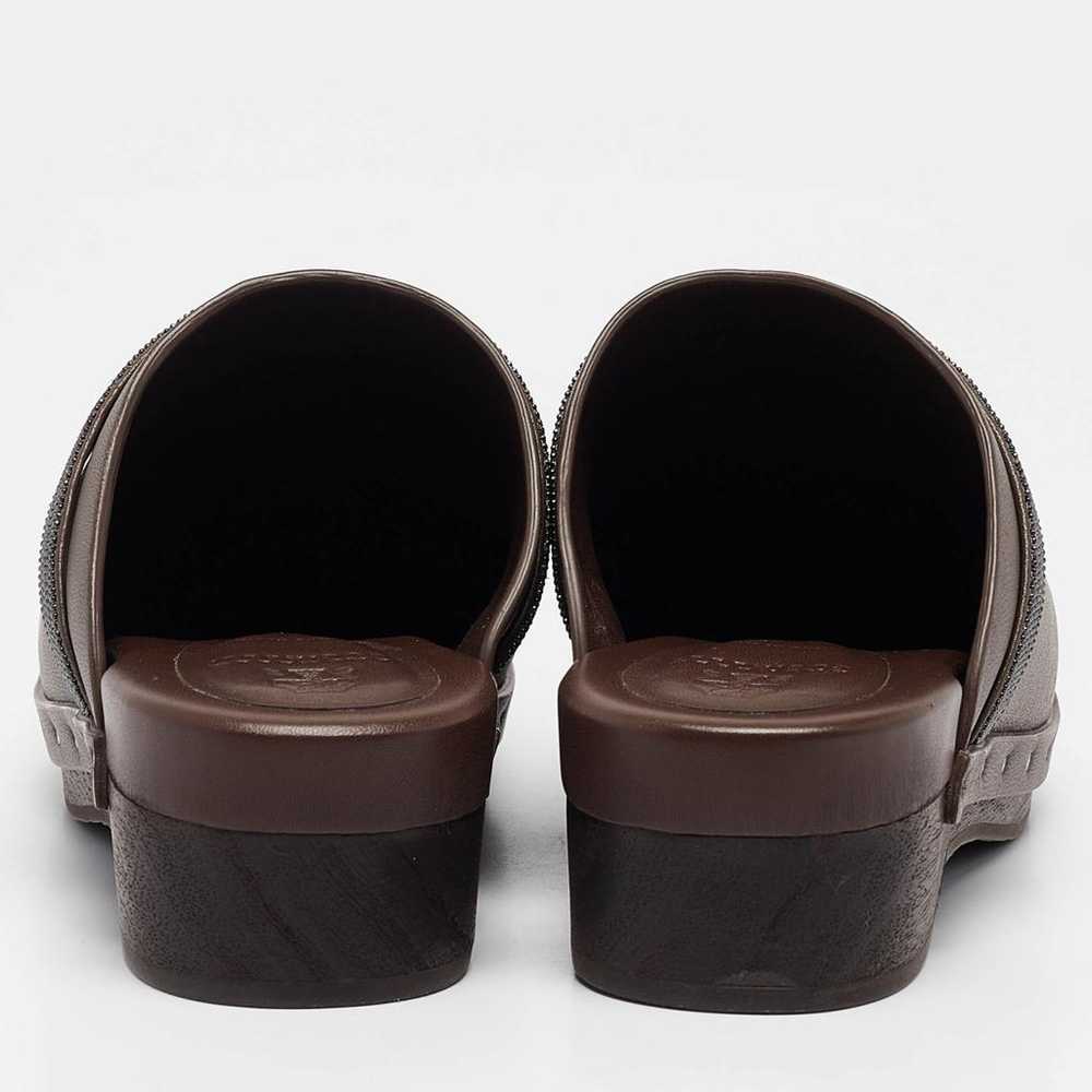 Brunello Cucinelli Patent leather sandal - image 4