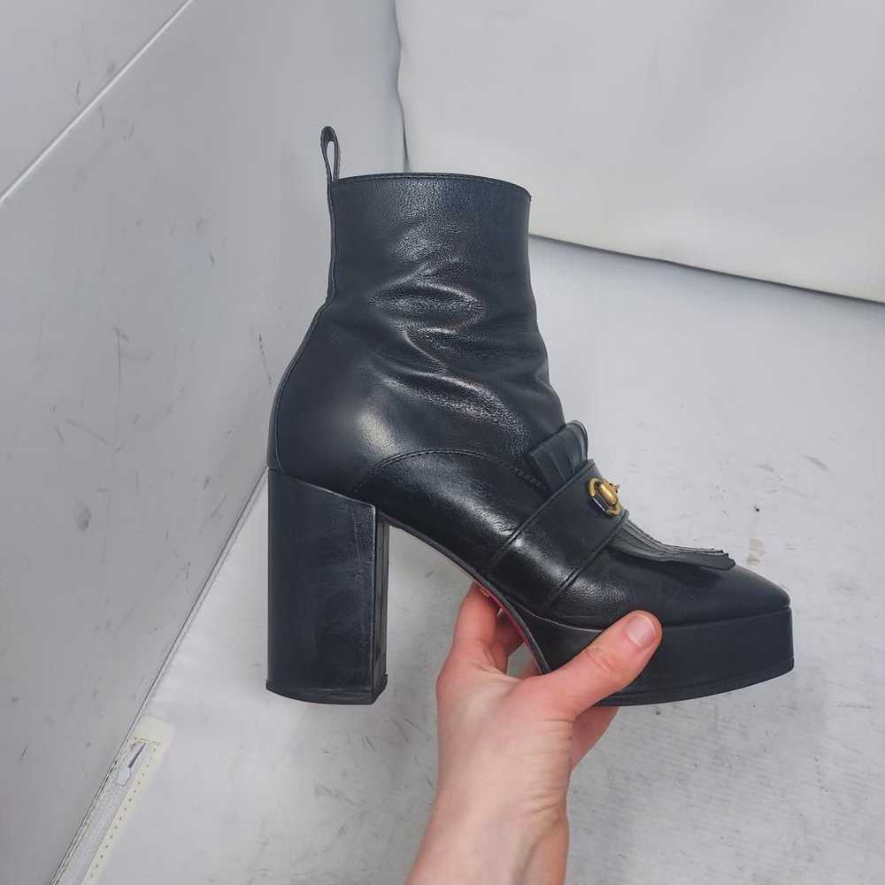 Gucci Leather boots - image 5