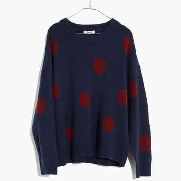 Madewell Madewell Dot Graystone Pullover Sweater … - image 1