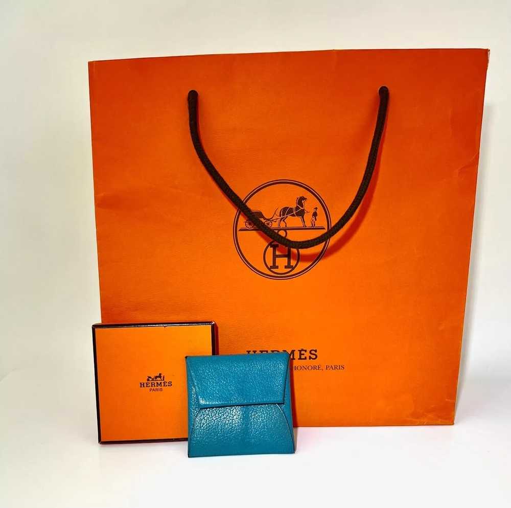 Hermès Purse Chevre Mysore Bastia Verso Coin Purs… - image 12