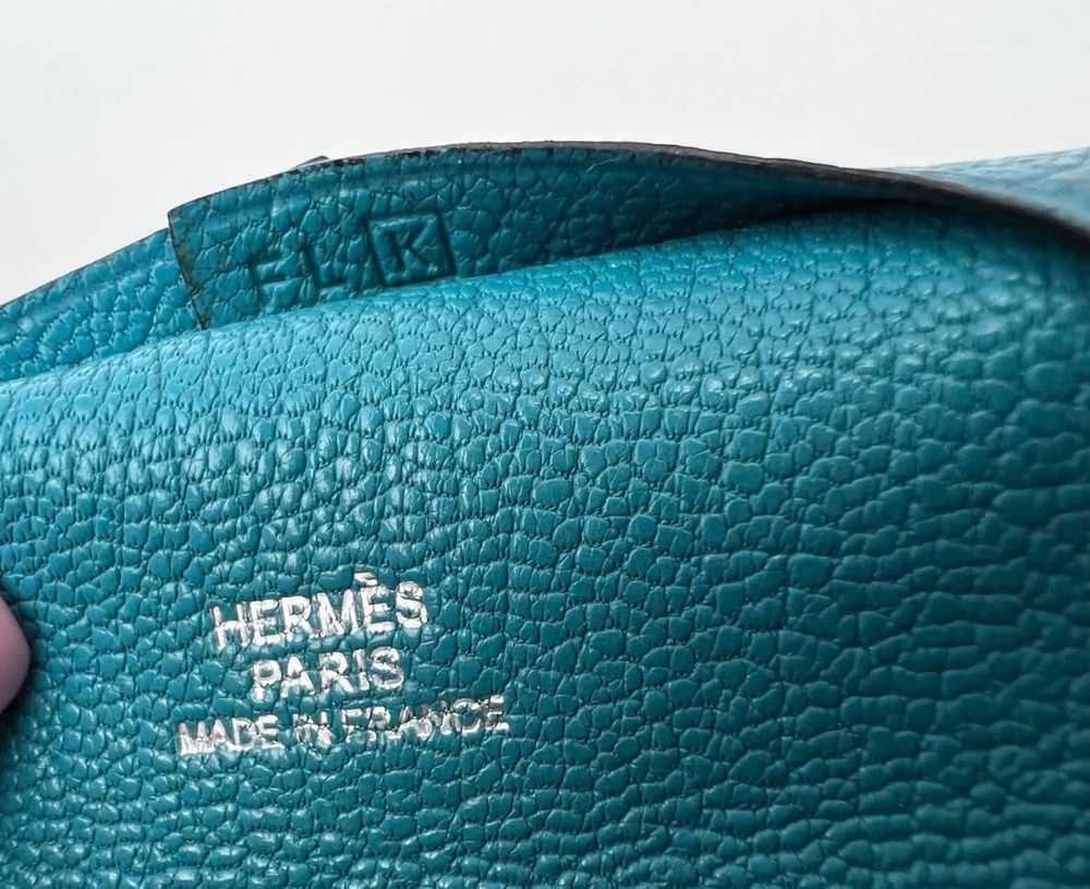 Hermès Purse Chevre Mysore Bastia Verso Coin Purs… - image 6