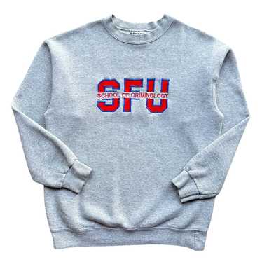 90s School of criminology sweatshirt S/M