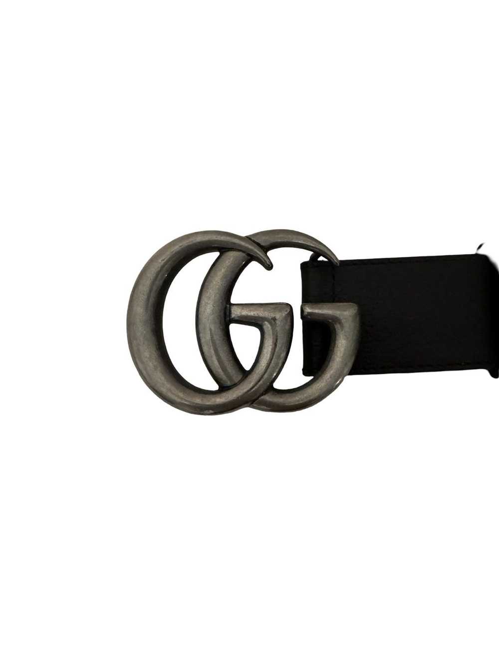 Gucci Gucci Marmont Belt Palladium Toned Double G… - image 2