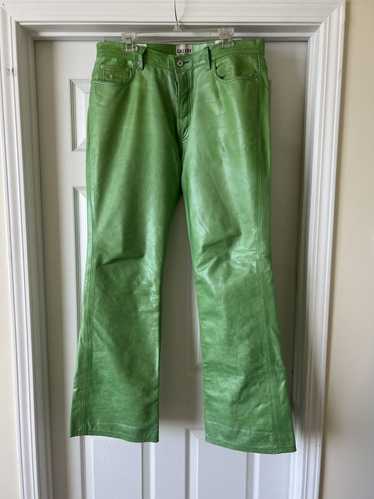 Gallery Dept. Gallery Dept. Green leather pants - image 1