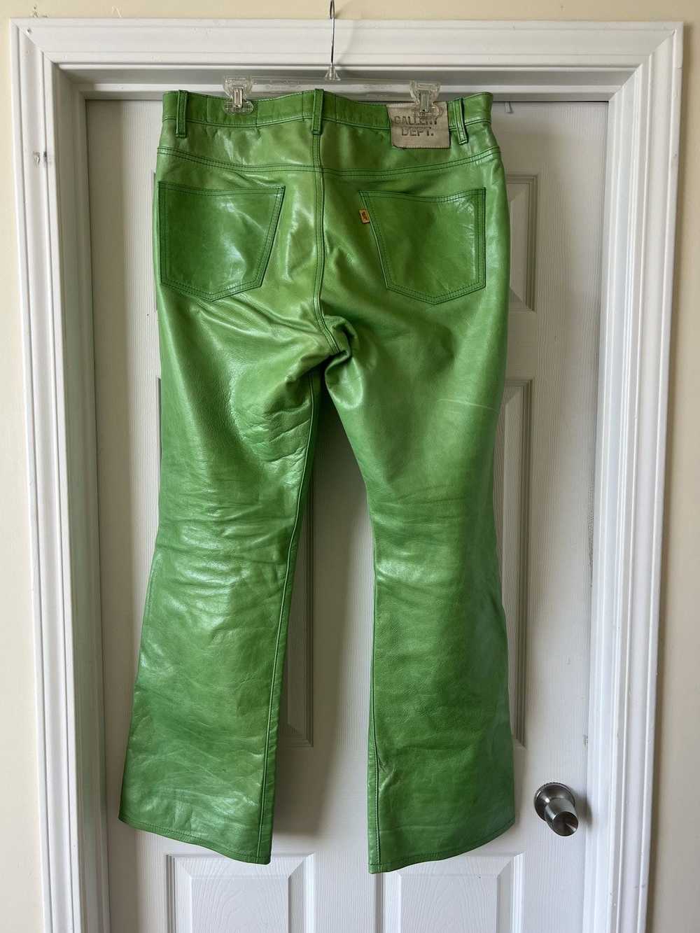 Gallery Dept. Gallery Dept. Green leather pants - image 3