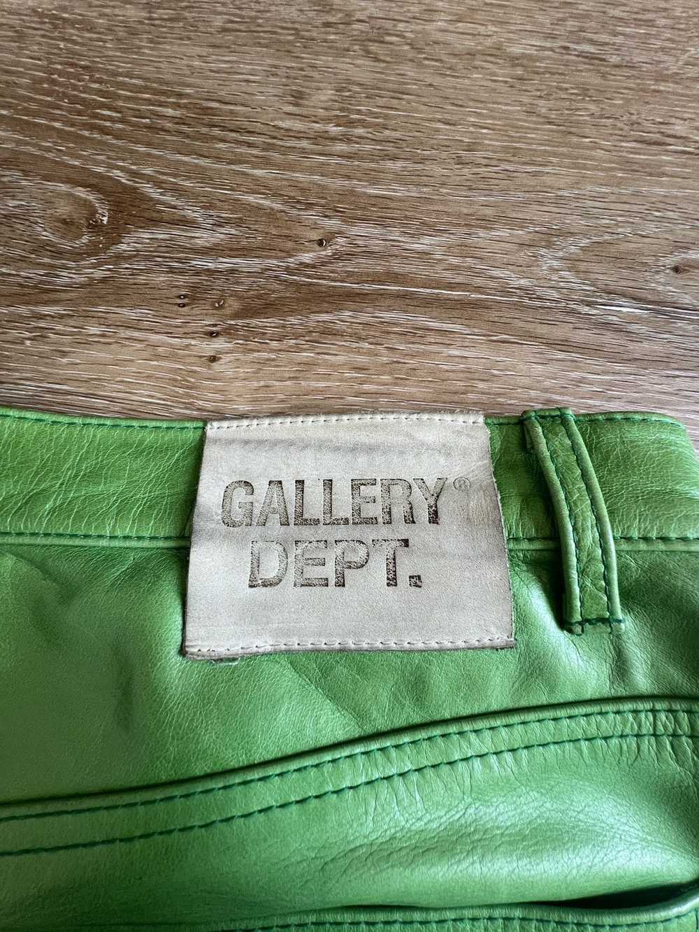 Gallery Dept. Gallery Dept. Green leather pants - image 7